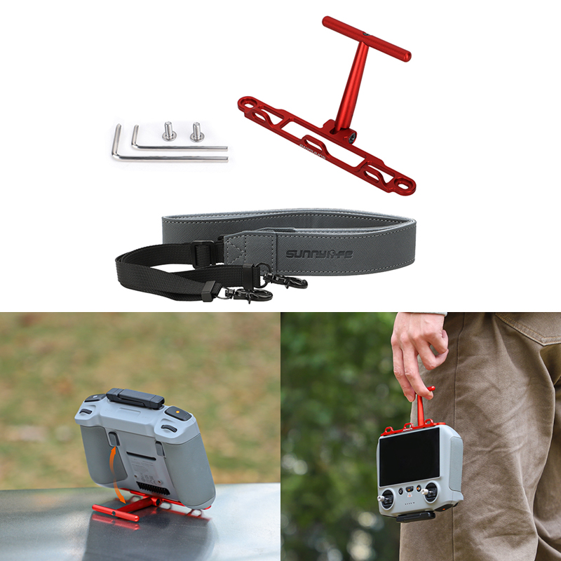 Dji Drone Mini 3 - 2in1 Handgreep Standaard Beugel Nek Lanyard