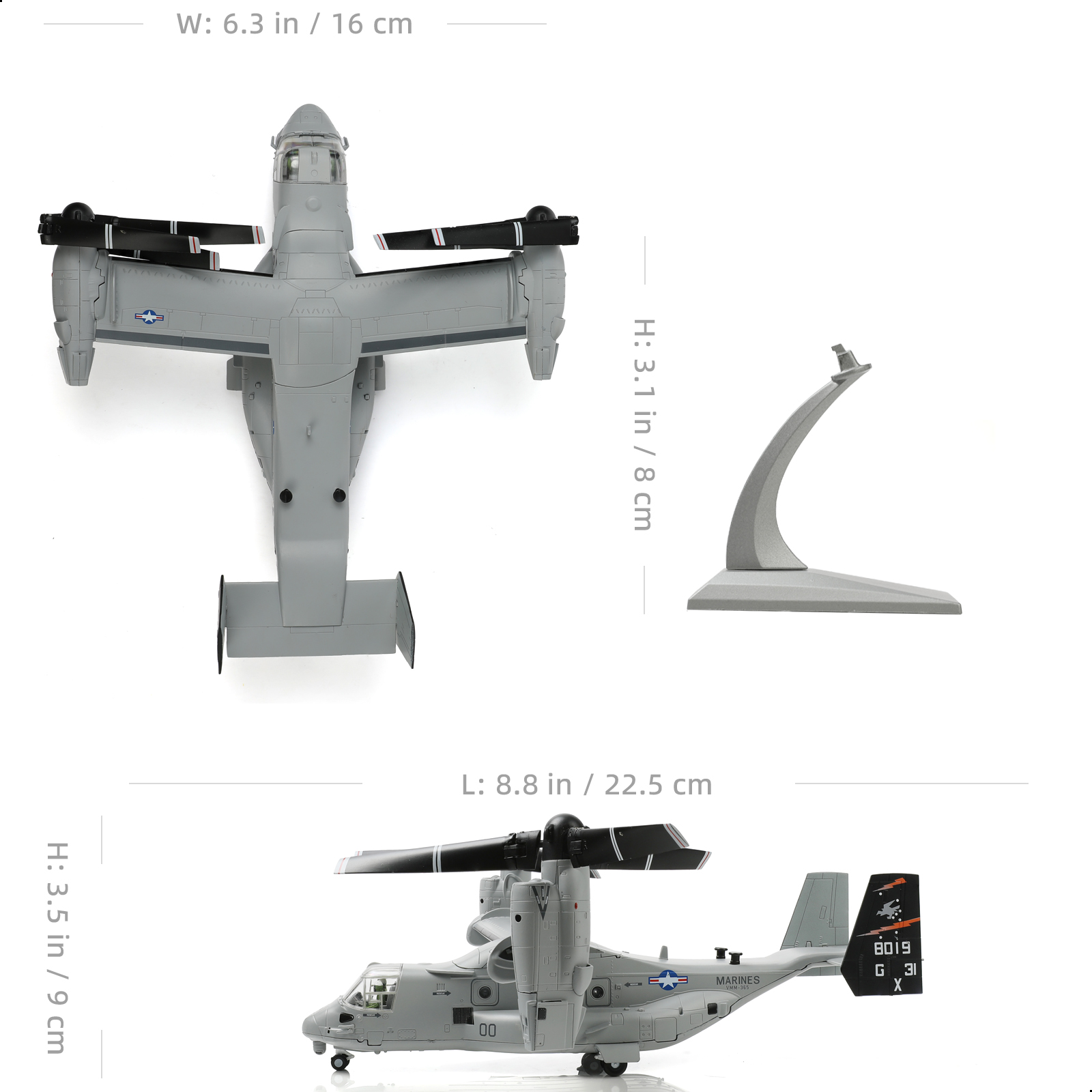 NUOTIE 1/72 US Navy VMMT-204 V - Jjrc Drone X12 recensie en prijs