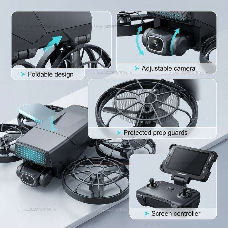 Nieuwe Drones M8 GPS 8K Profes - Drone Kit With Camera recensie en prijs