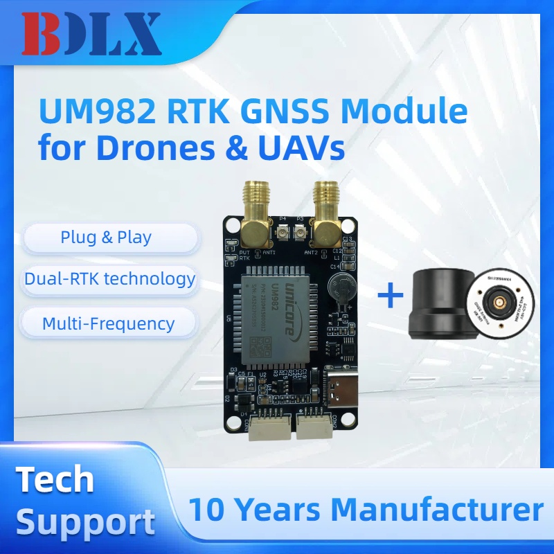 UM982 Dubbele antenne RTK GNSS - Drone Kit Hexacopter recensie en prijs